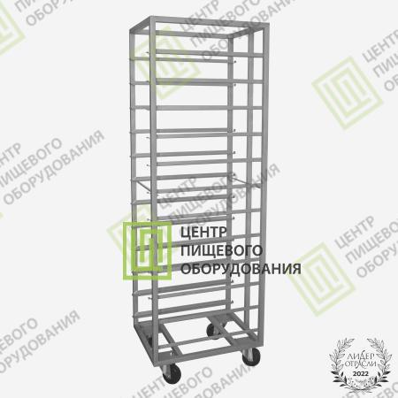 Тележка для гастроемкостей ТШГ19 GN 1/1 385х560х1800 19 уровней под гастроемкость GN 1/1-2