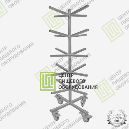Тележка для сушки форм 800х800х1800 9 уровней-2